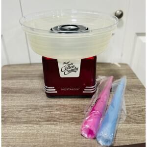Nostalgia Retro Hard Candy Cotton Candy Maker